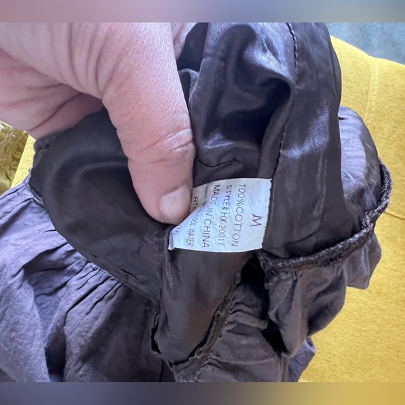 Vintage cotton skirt / size medium - Picture 13 of 14